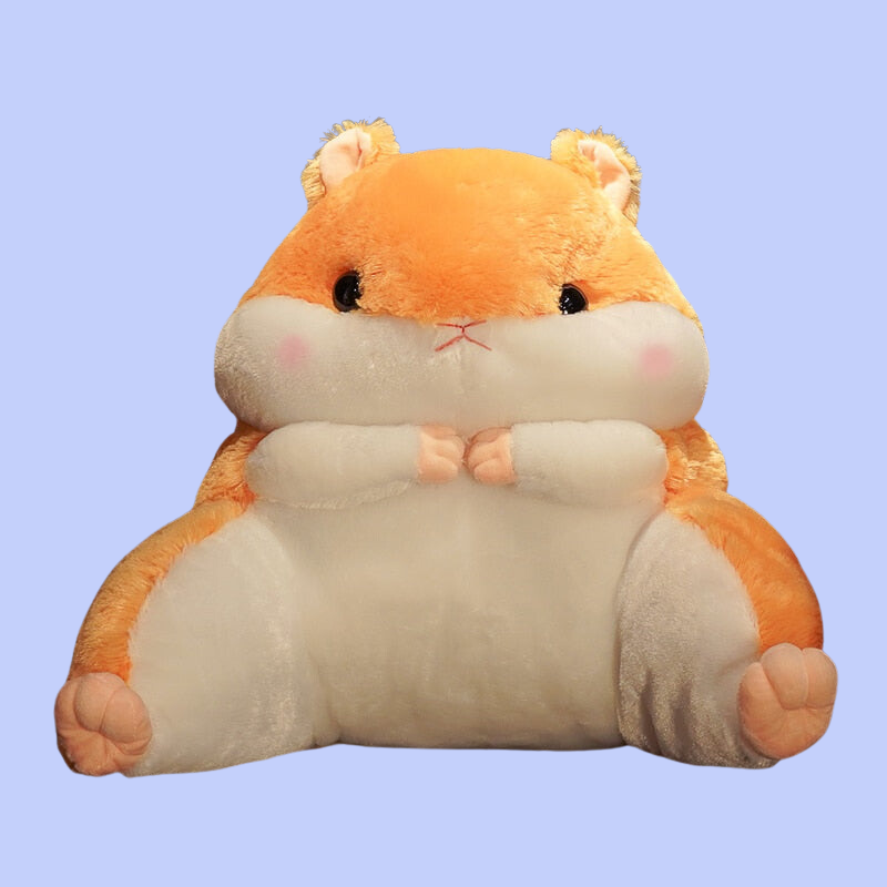 Hammy Plushie/Back Cushion (with Blanket + Hand Warmer)