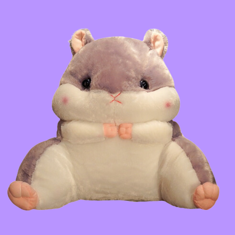Hammy Plushie/Back Cushion (with Blanket + Hand Warmer)