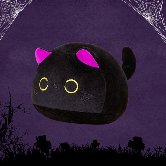 Black Kawaii Cat Plushie