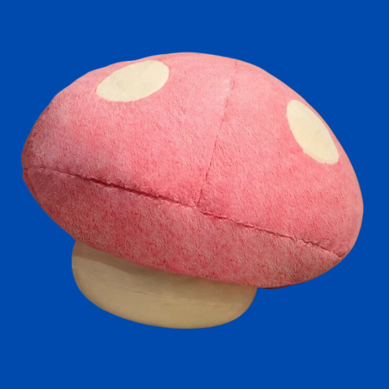Colorful Mushroom Pillow