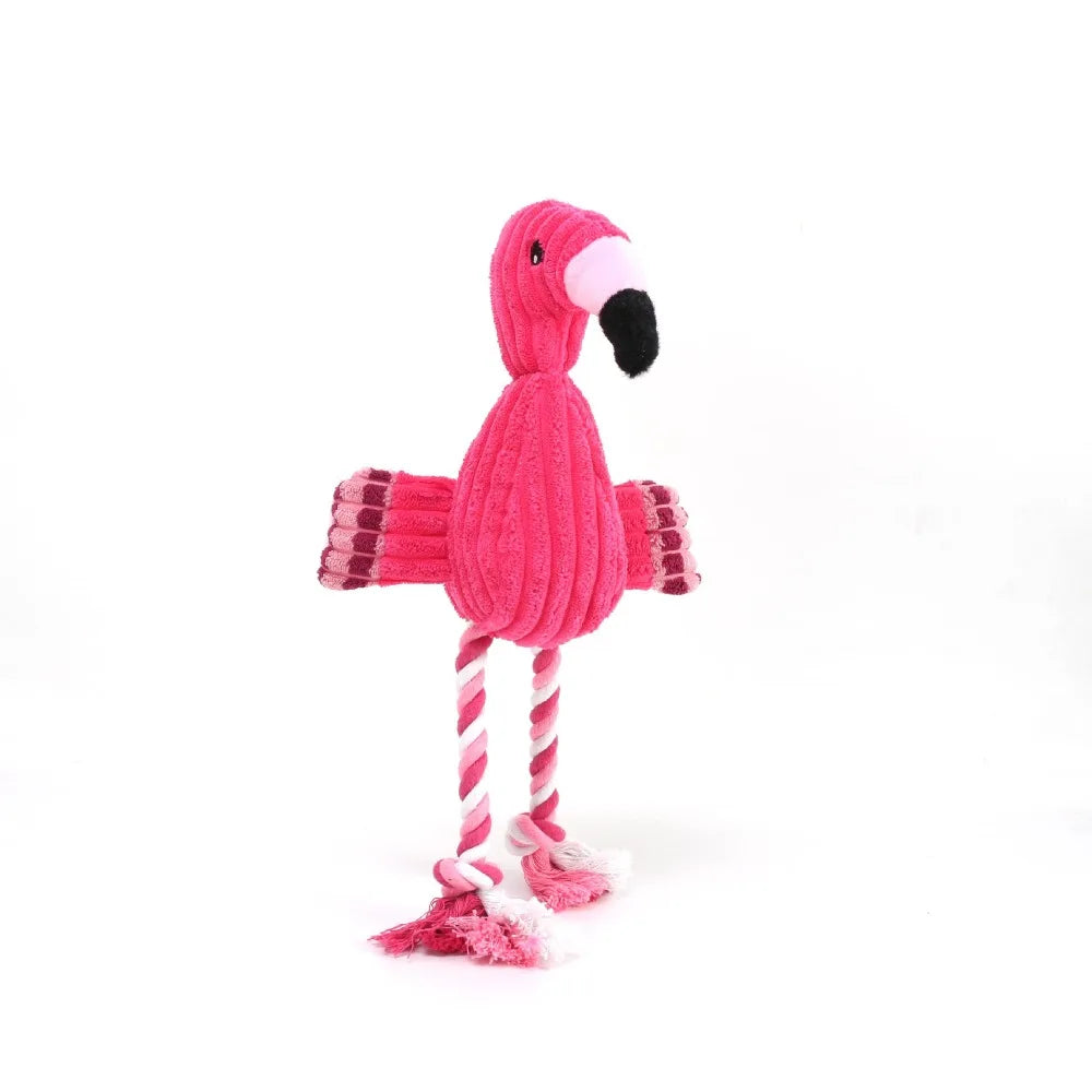 Cute Flamingo Pet Chew Toy