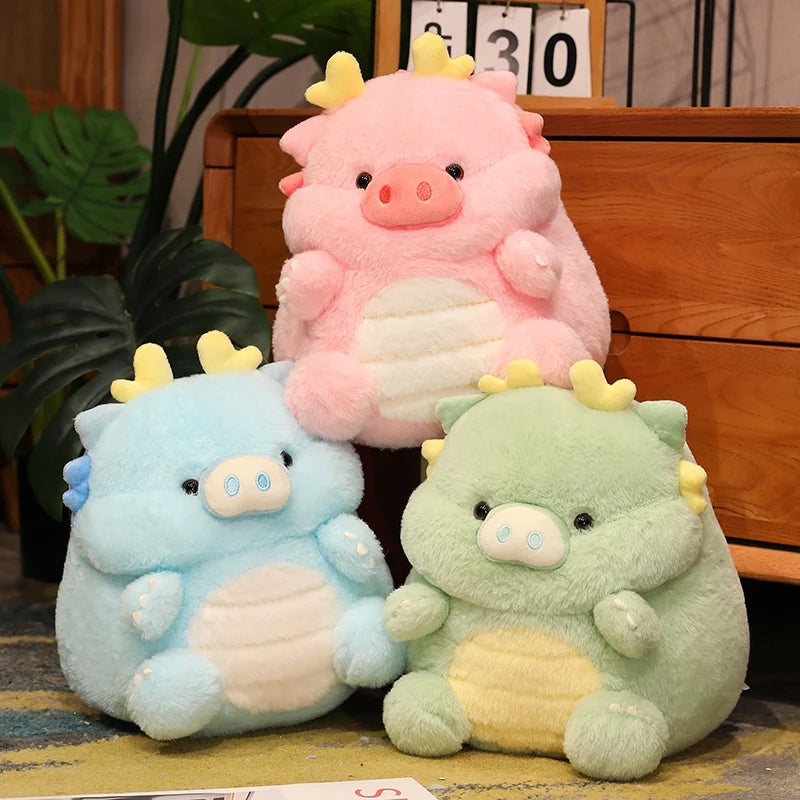 Kawaii Dinosaur Pig Plushie