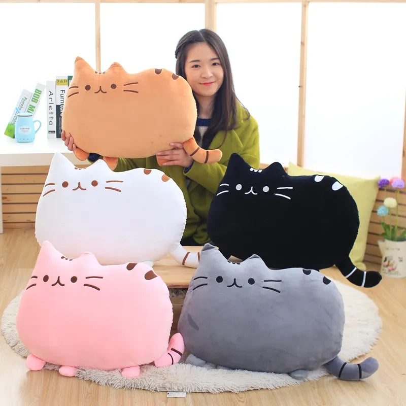 Soft Plush Cat Pillow