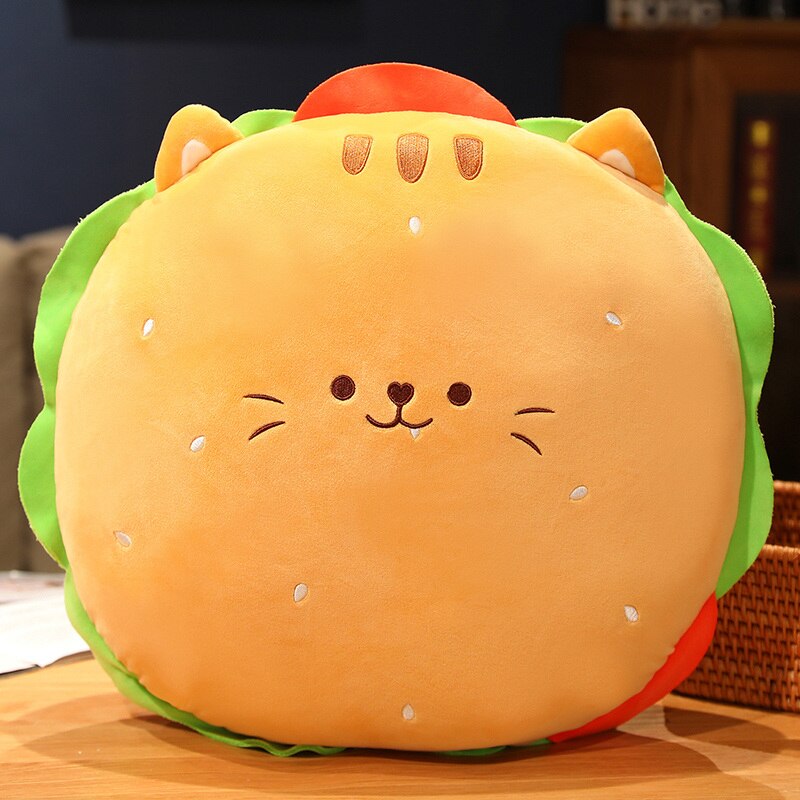 Kawaii Hamburger Pillow