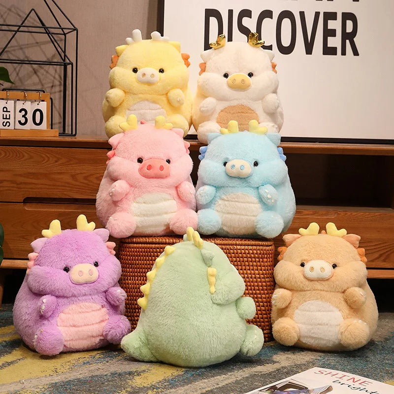 Kawaii Dinosaur Pig Plushie