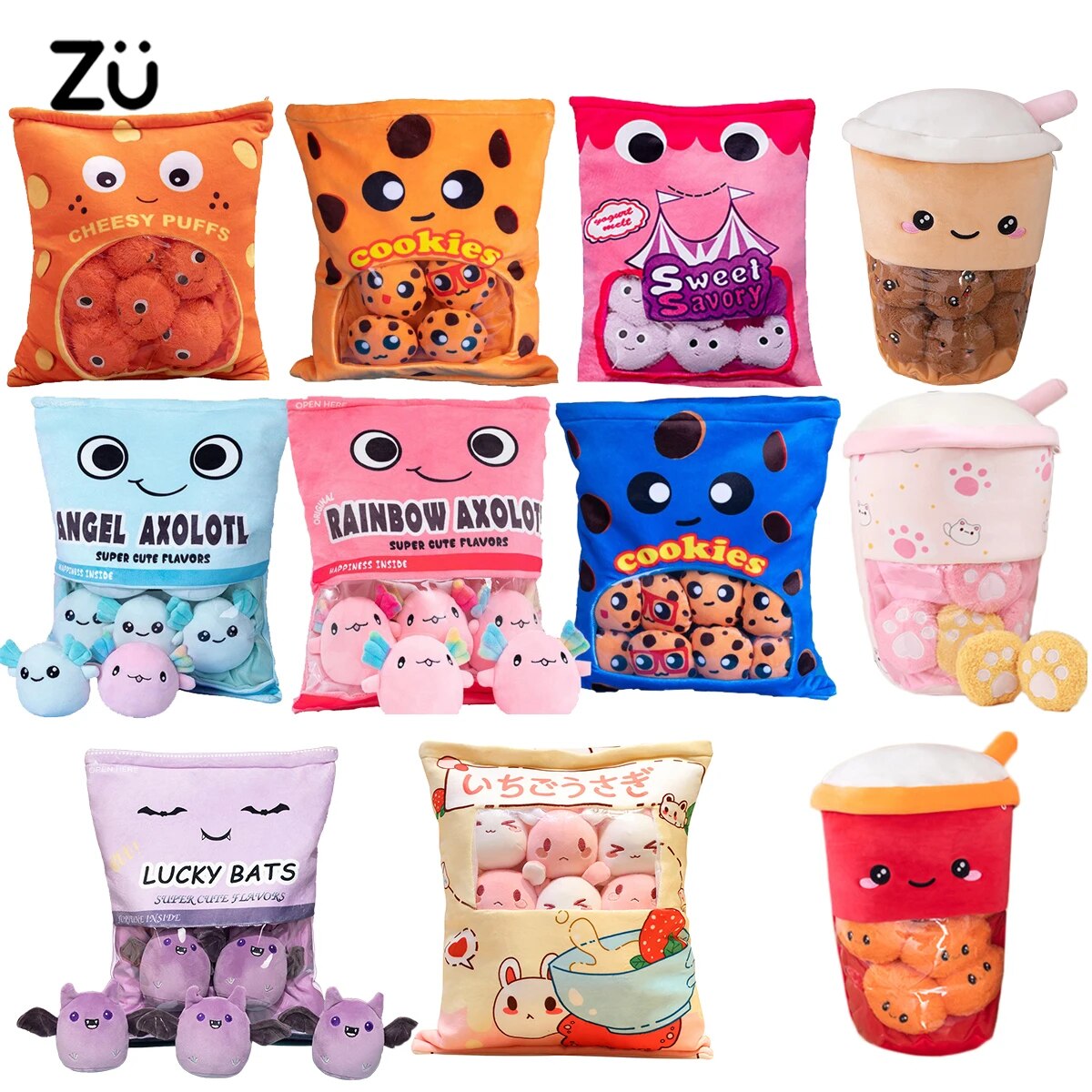 Bag of Plushie Snacks