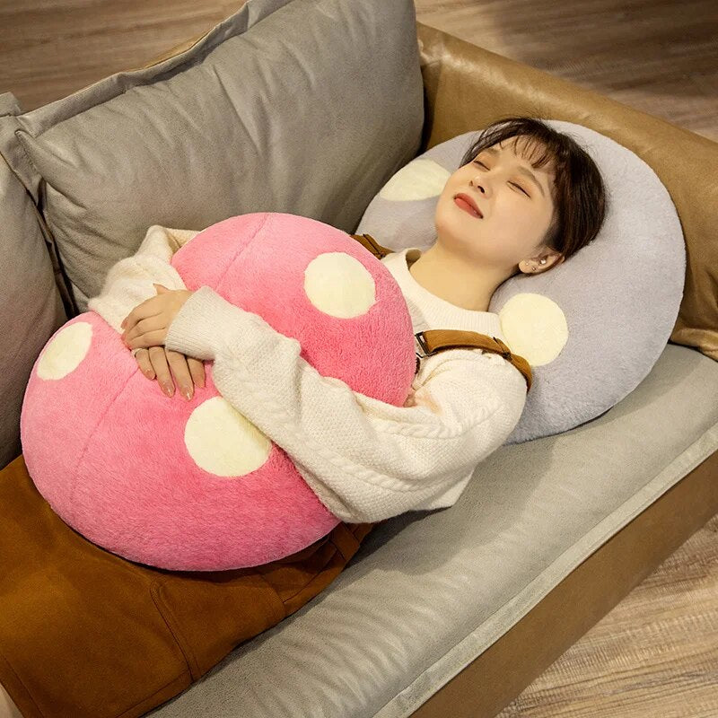 Colorful Mushroom Pillow