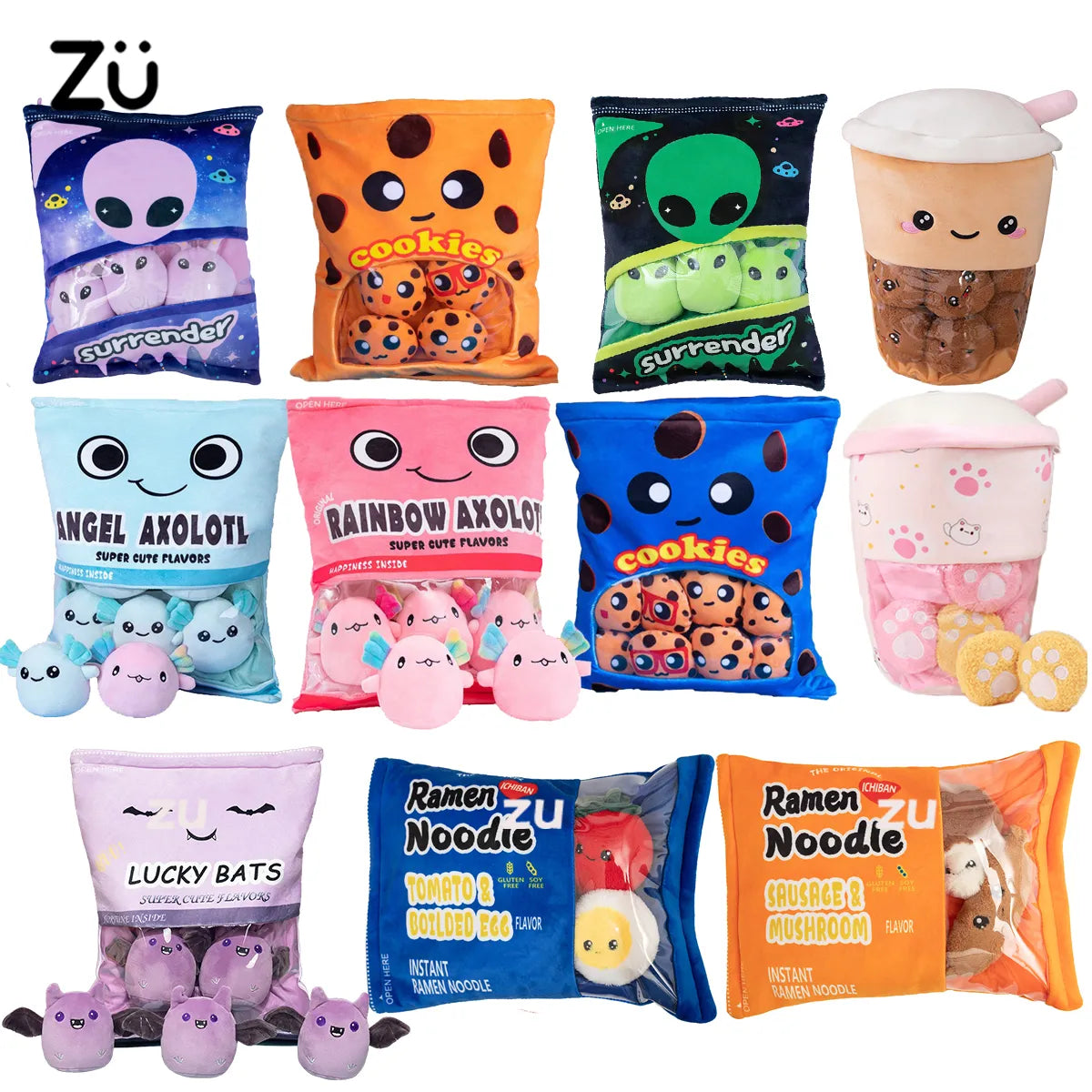 Bag of Plushie Snacks