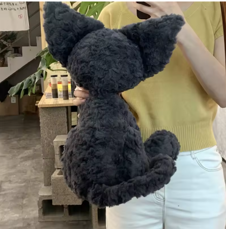 Dexter the Devon Cat – Midnight Curl Plush