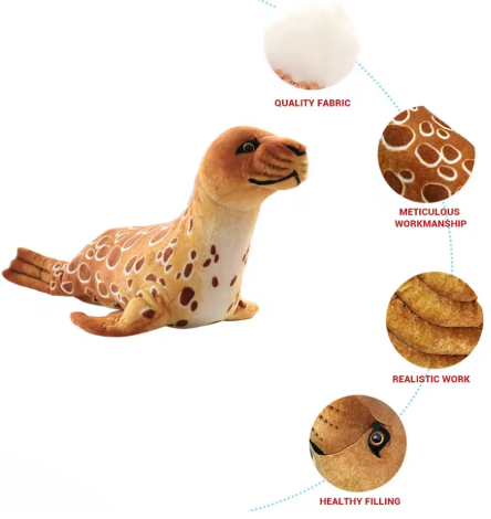 Sunny the Baby Seal – Lifelike Ocean Plush