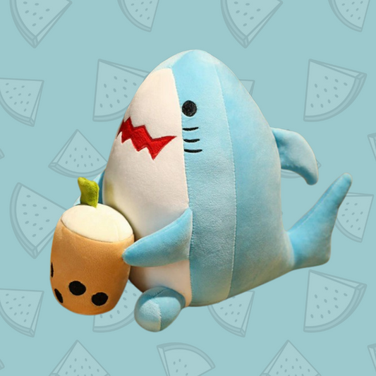 Boba Shark Plushie