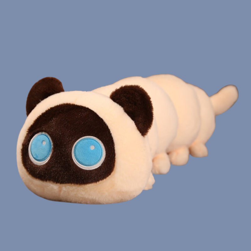 Giant Caterpillar Plushie Cat