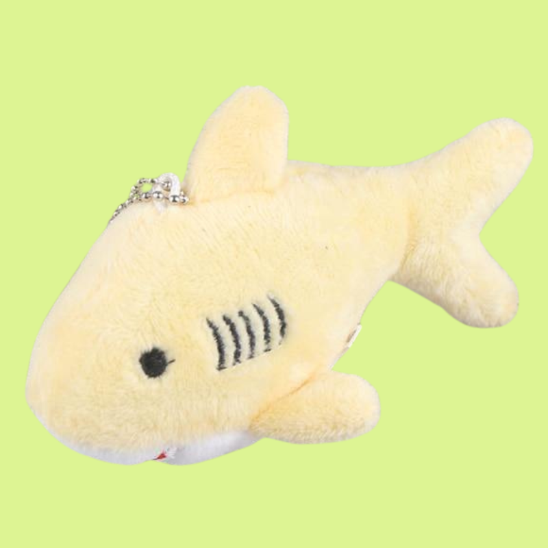 Kawaii Shark Keychain
