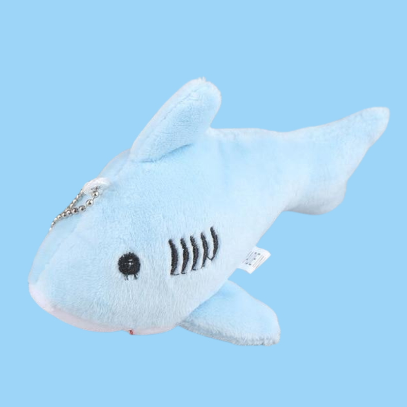 Kawaii Shark Keychain