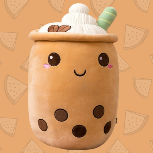 Kawaii Brown Sugar Boba Plushie