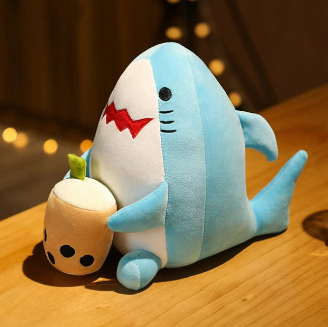 Boba Shark Plushie