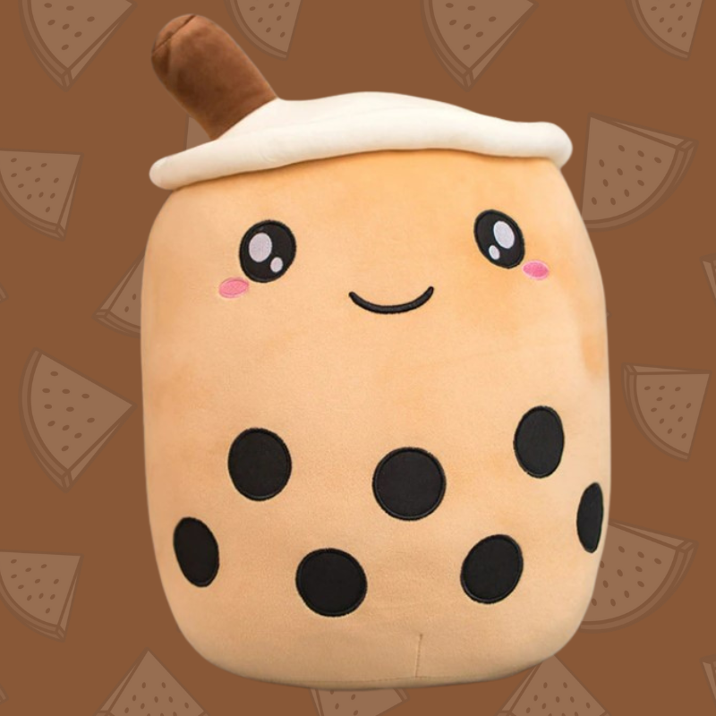 Boba store tea plushie