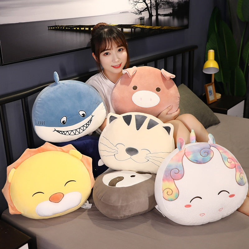 Kawaii Animal Plush Pillows