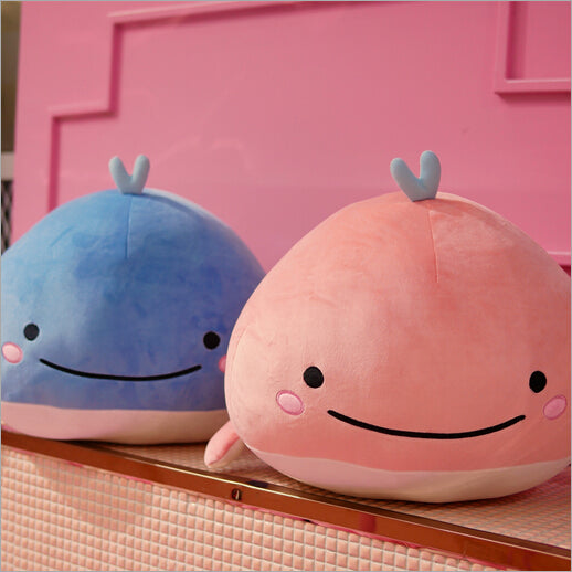 Smiling Whale Plush Toy