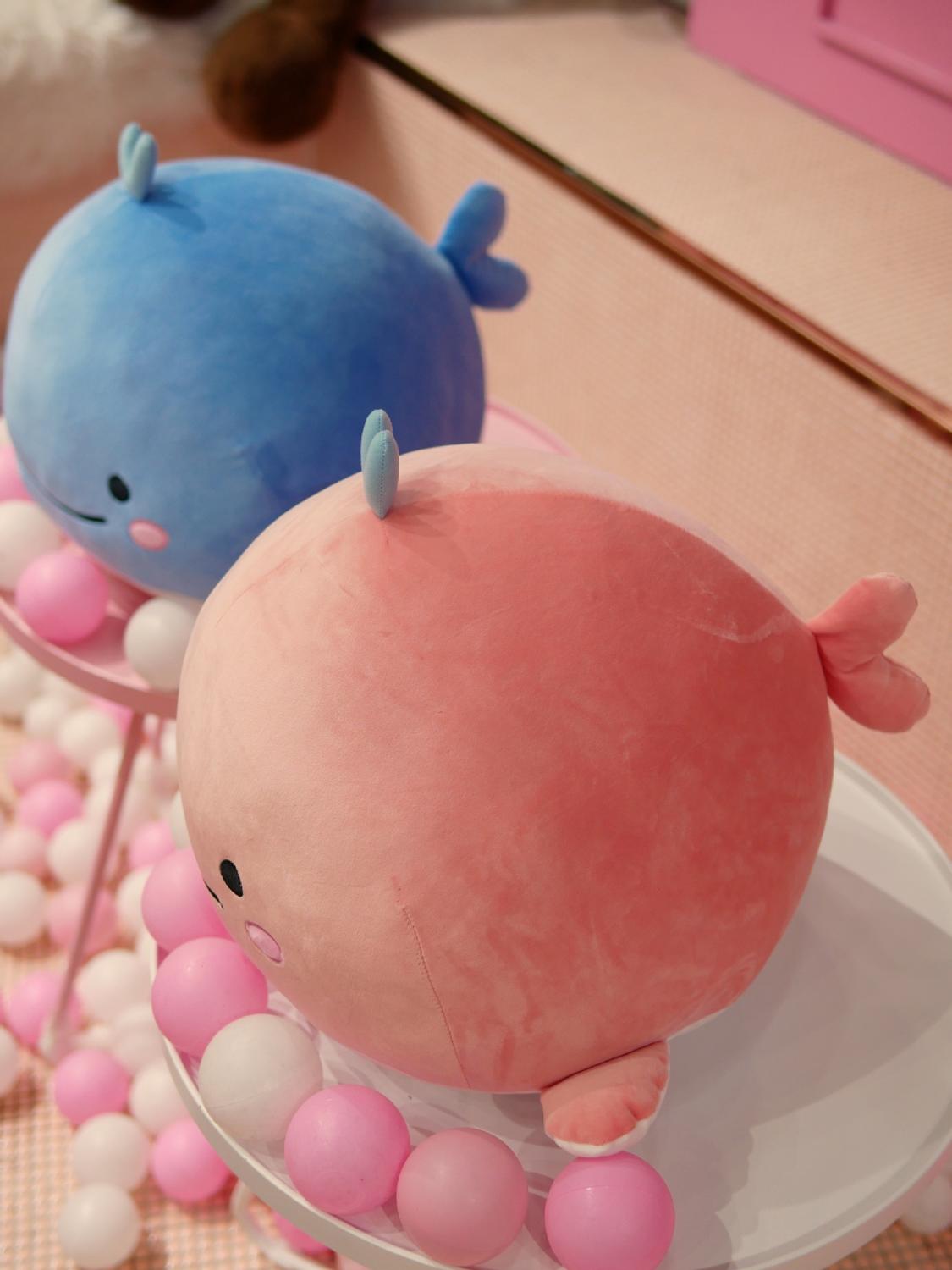 Smiling Whale Plush Toy
