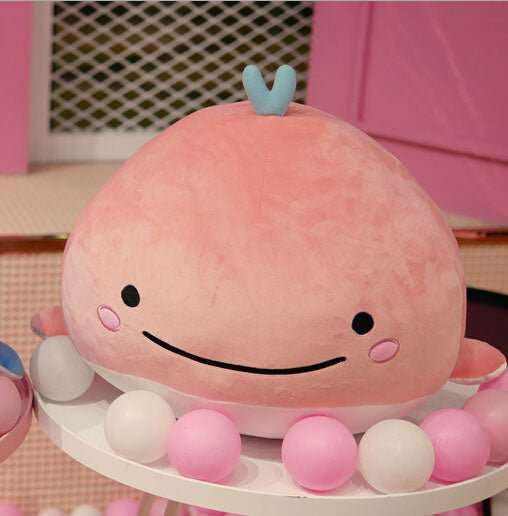Smiling Whale Plush Toy