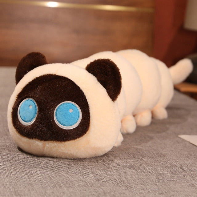 Giant Caterpillar Plushie Cat