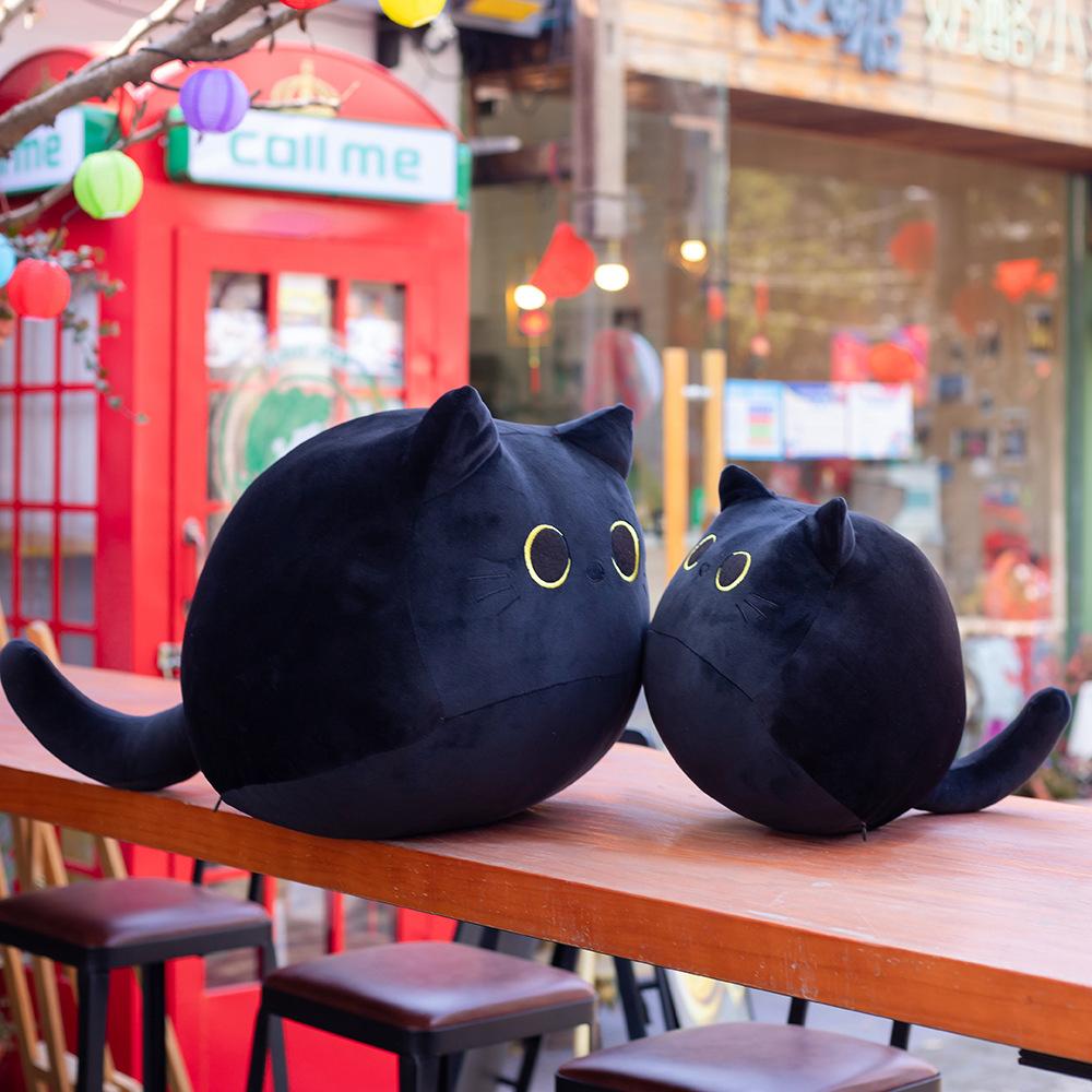Black Kawaii Cat Plushie