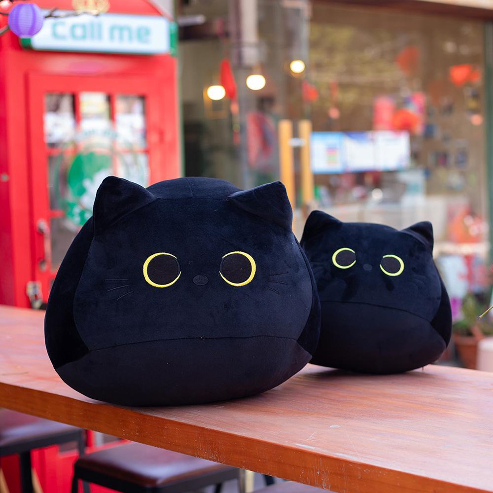 Black Kawaii Cat Plushie