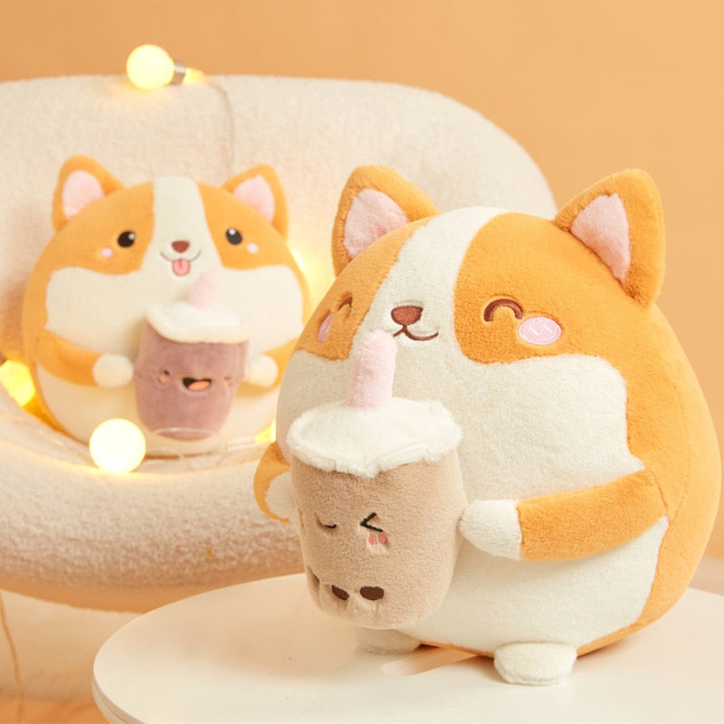 Cute Boba Tea-Corgi