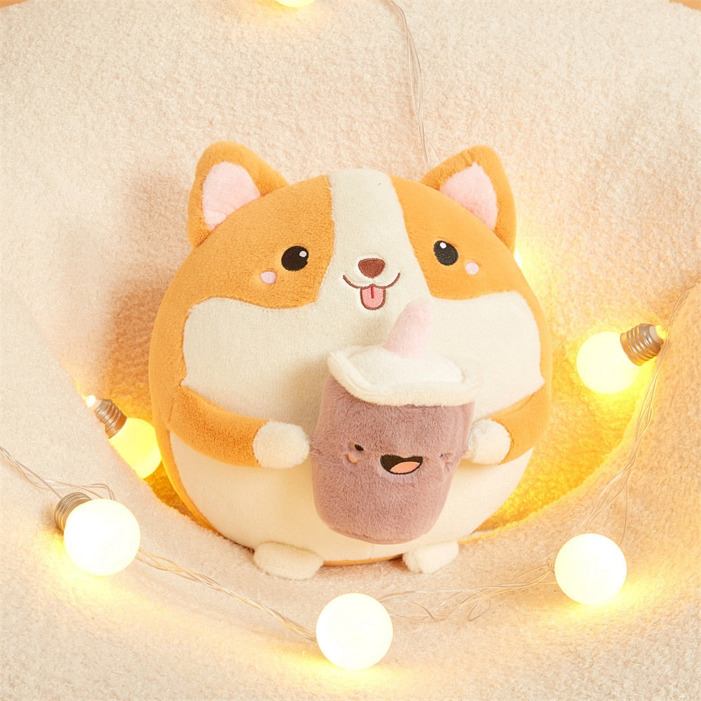 Cute Boba Tea-Corgi