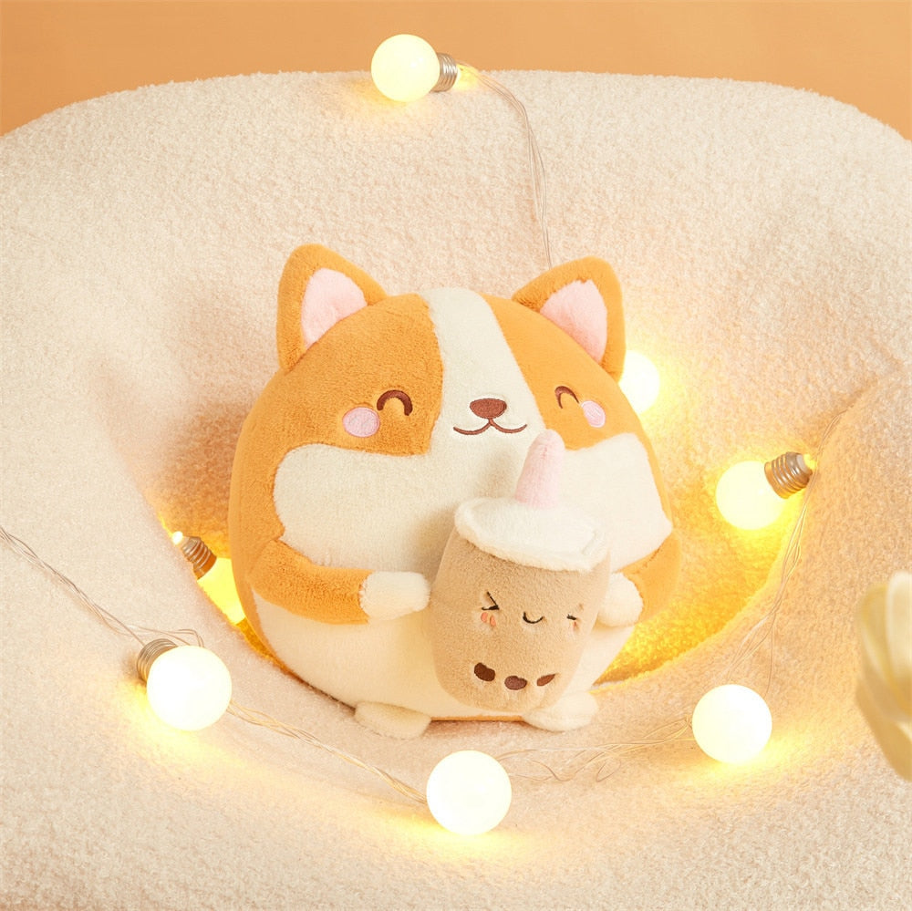 Cute Boba Tea-Corgi