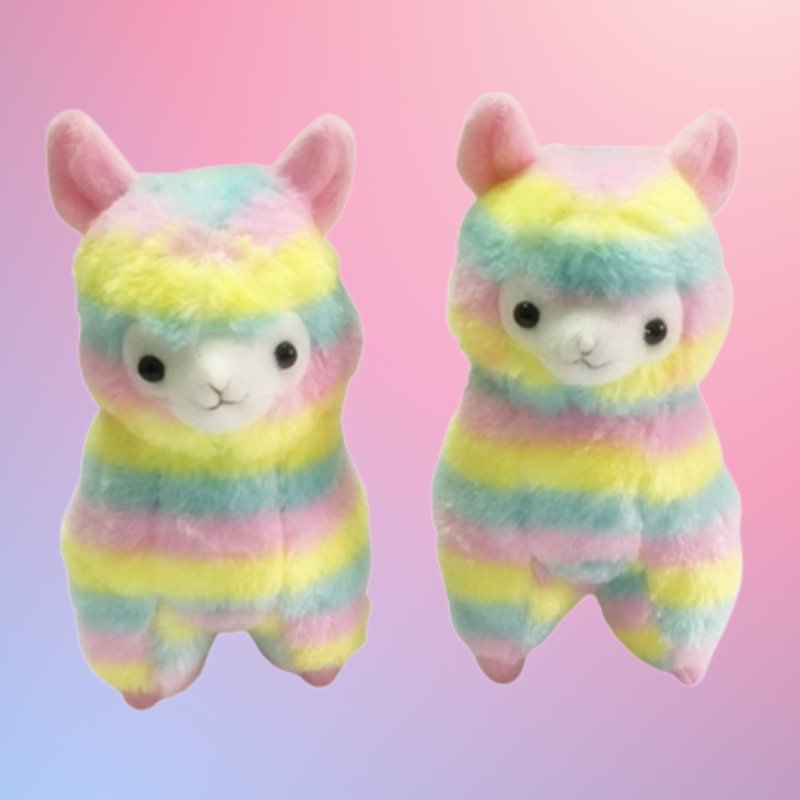 Alpacasso Rainbow Alpaca Plushie