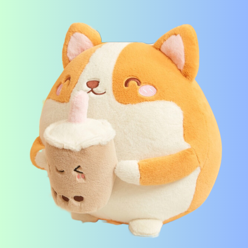 Cute Boba Tea-Corgi