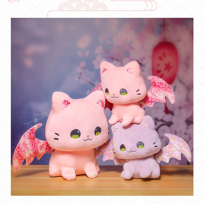 Cute Bat-Cat Plushie