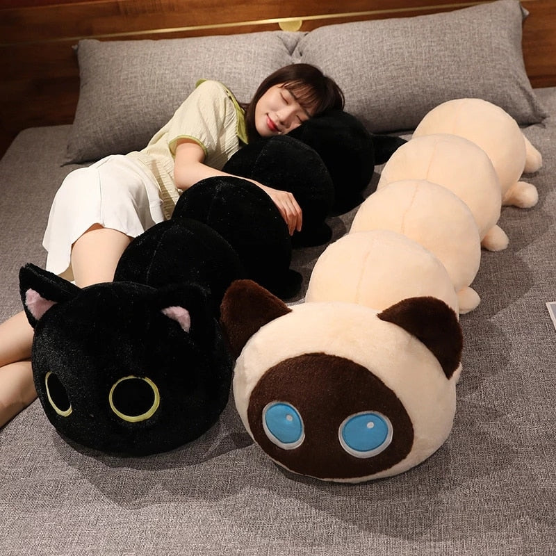 Giant Caterpillar Plushie Cat