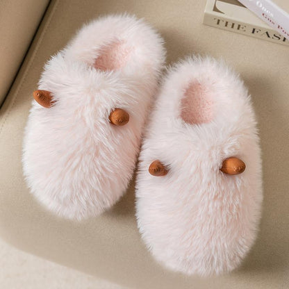 Furry Cotton Slippers
