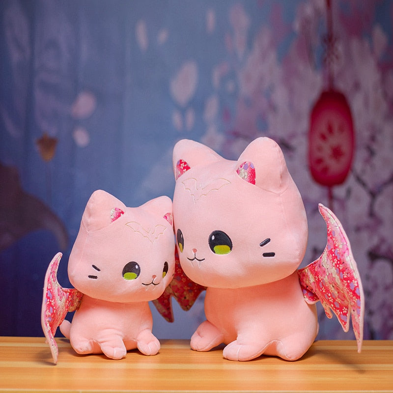 Cute Bat-Cat Plushie