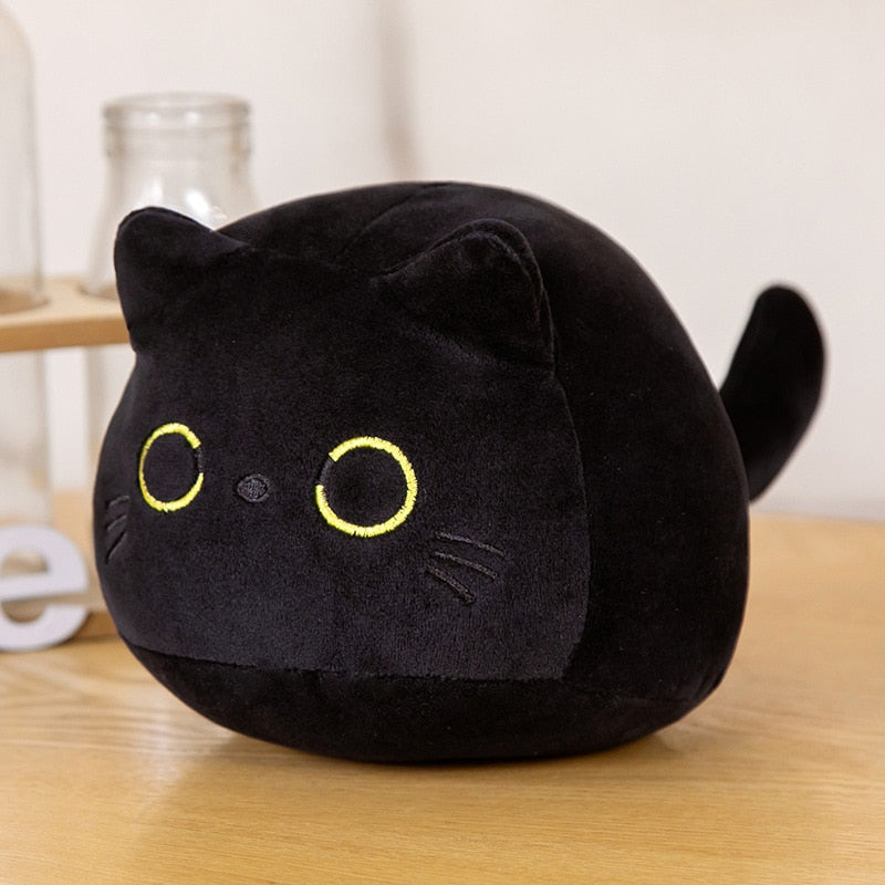 Black Kawaii Cat Plushie