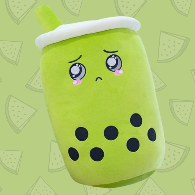 Taro and Matcha Boba Plushie