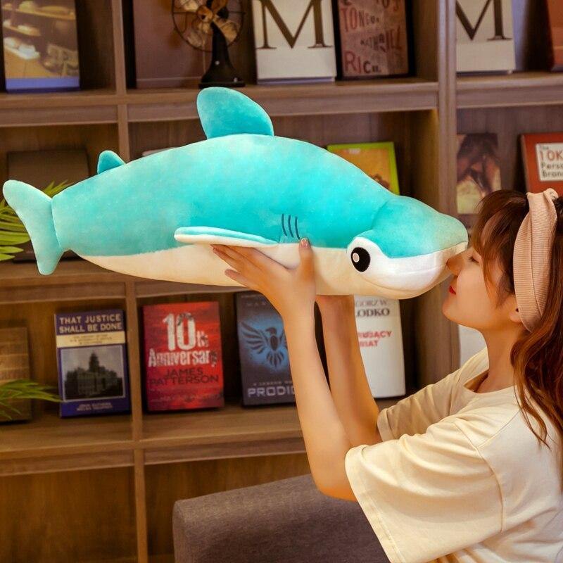 Friendly Shark Stuffed Animal Kawaii Plush Toy - StuffedWithLove.store