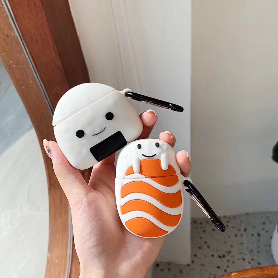 Salmon Sushi and Onigiri Airpods Case (AirPods 1 / 2)