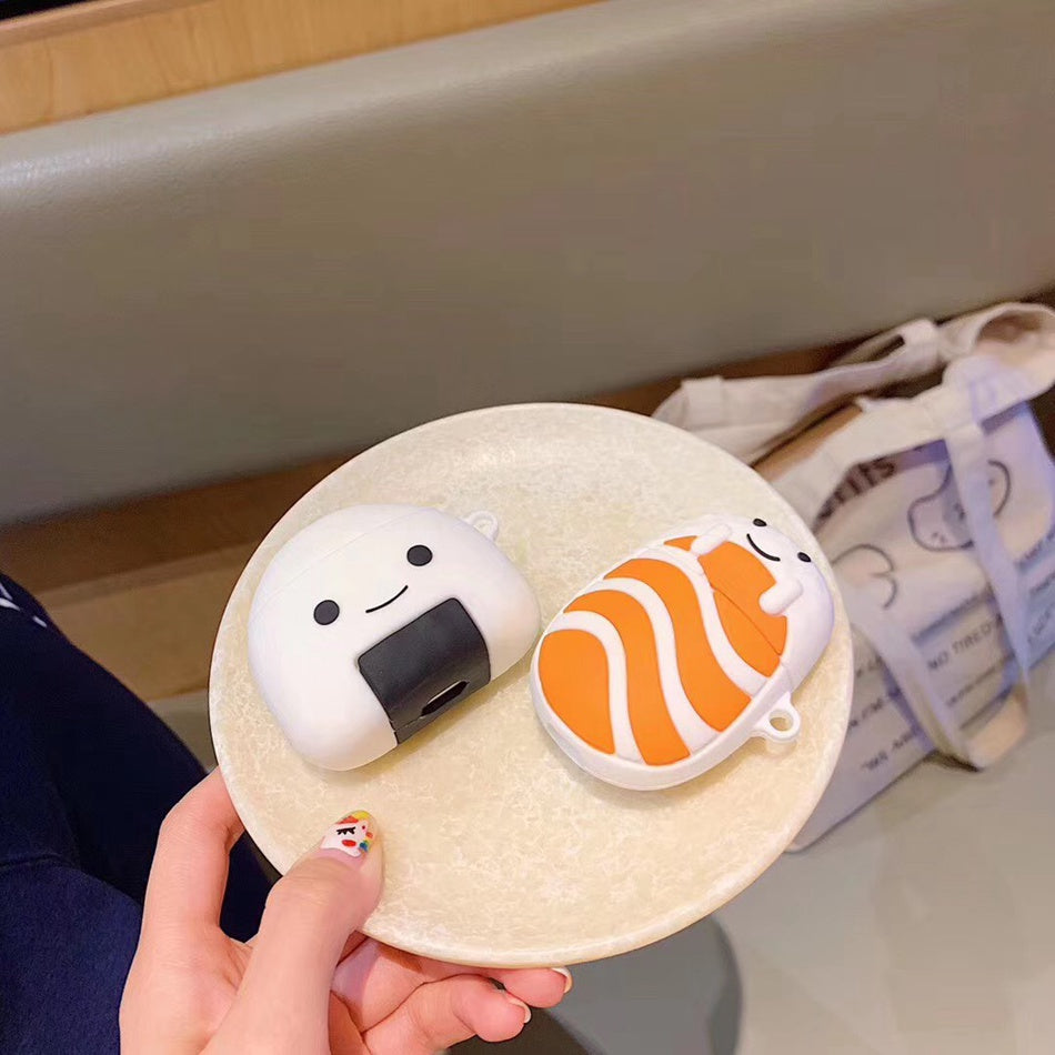Salmon Sushi and Onigiri Airpods Case (AirPods 1 / 2)