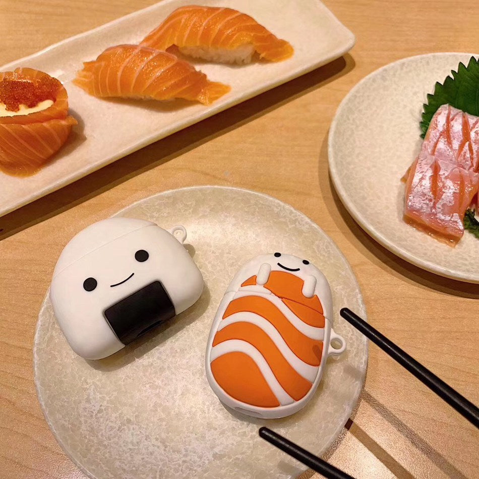 Salmon Sushi and Onigiri Airpods Case (AirPods 1 / 2)