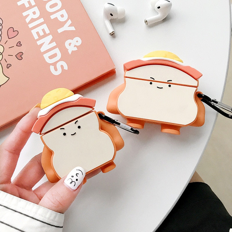 Sunny Side Up Sandwich AirPods Case