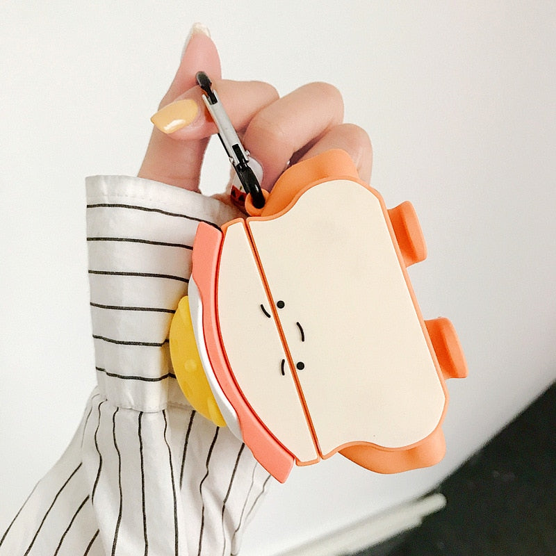 Sunny Side Up Sandwich AirPods Case