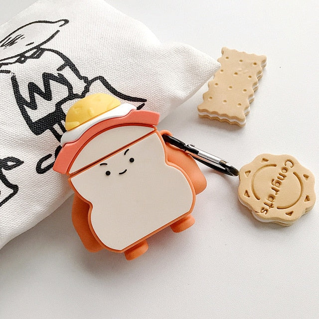 Sunny Side Up Sandwich AirPods Case - Subtle Asian Treats