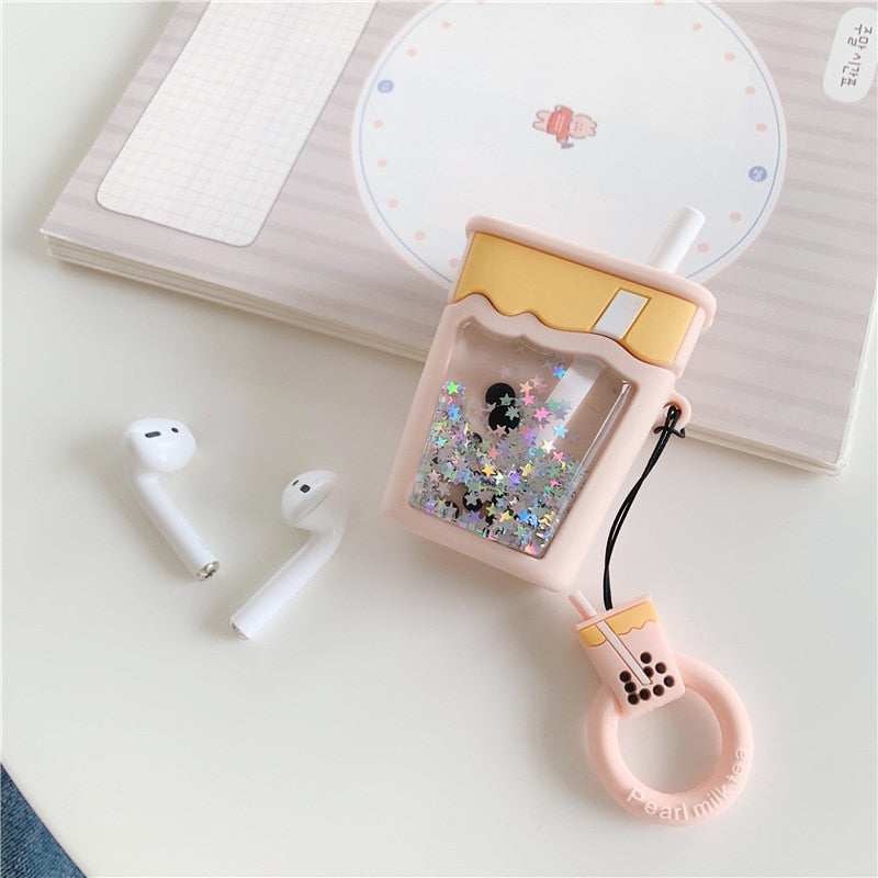 Boba Airpods Pro Glitter Case