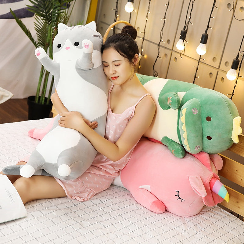 Kawaii Animal Body-Pillow (7 VARIANTS, 3 SIZES)