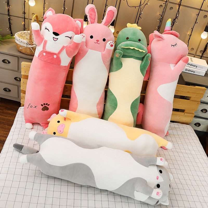 Kawaii Animal Body-Pillow (7 VARIANTS, 3 SIZES)
