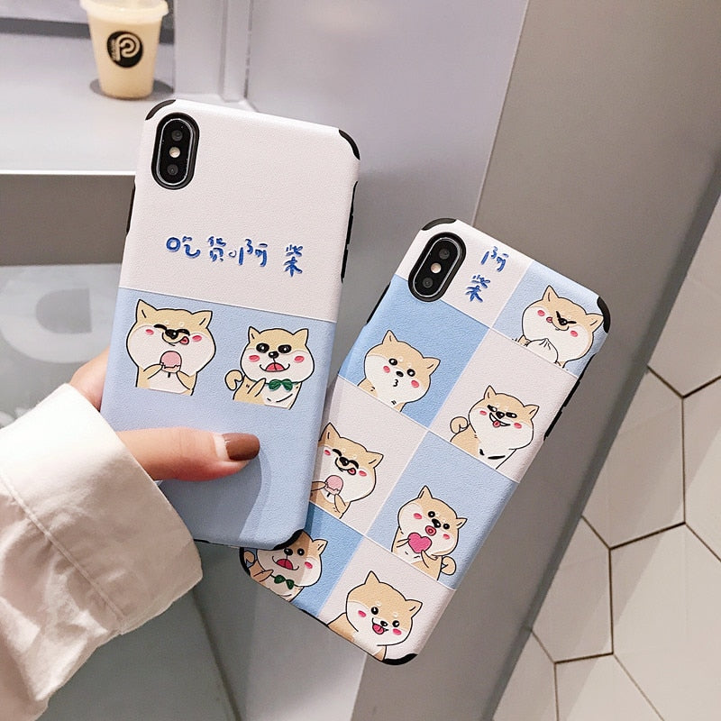 Hungry Shiba iPhone Cases
